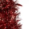 6ft. Unlit Red Tinsel Pop-Up Artificial Christmas Tree
